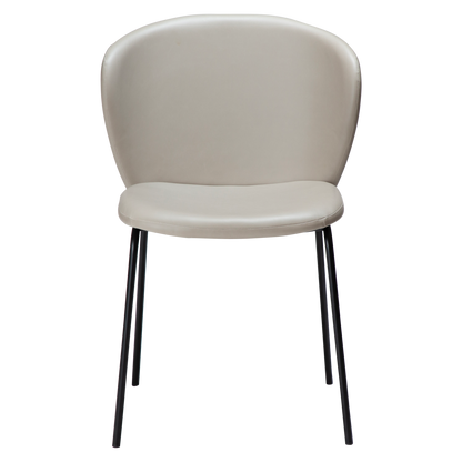 [var:Bezug=Kaschmir Kunstleder mit schwarzen Beinen] STAY Stuhl