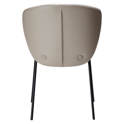 [var:Bezug=Kaschmir Kunstleder mit schwarzen Beinen] STAY Stuhl