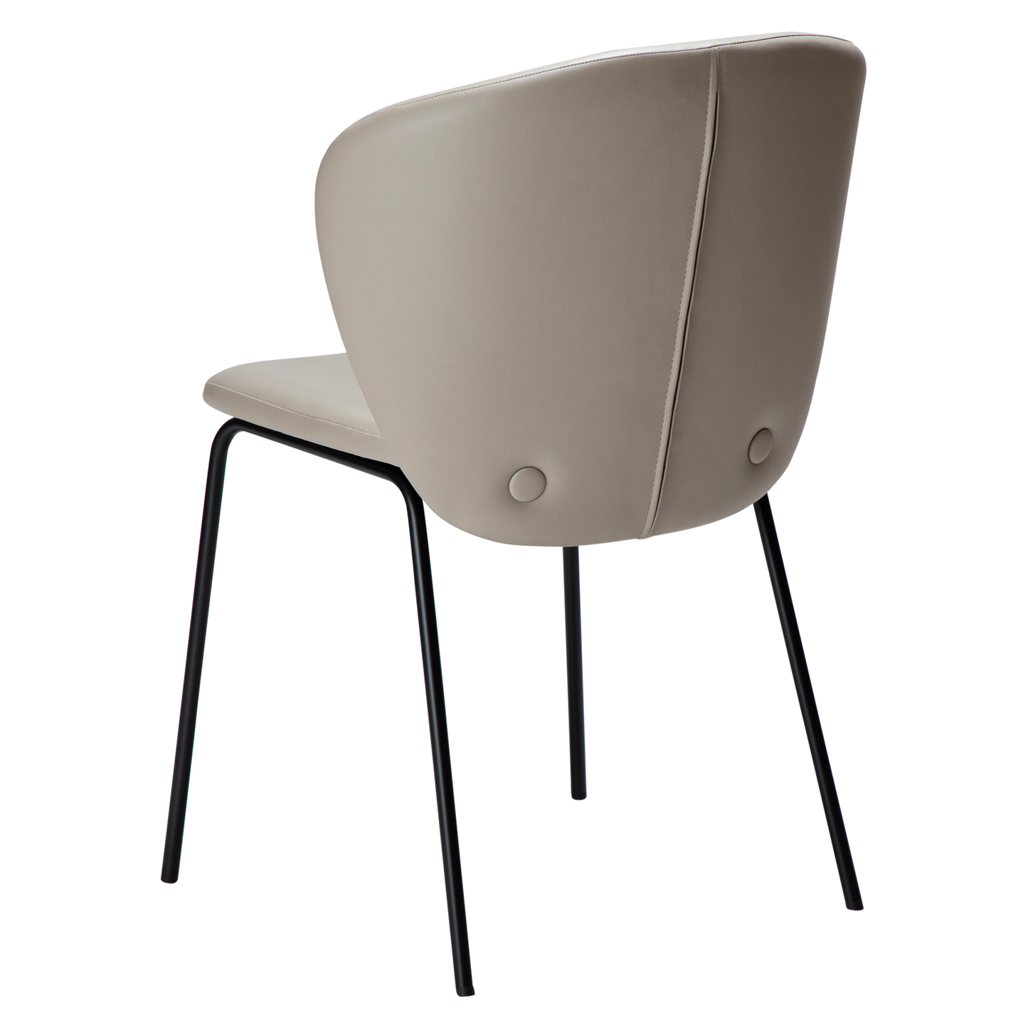[var:Bezug=Kaschmir Kunstleder mit schwarzen Beinen] STAY Stuhl