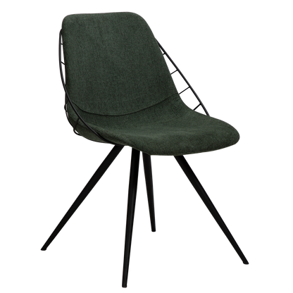 [var:Bezug=Salbeigrüner Stoff mit schwarzen Beinen] SWAY Stuhl