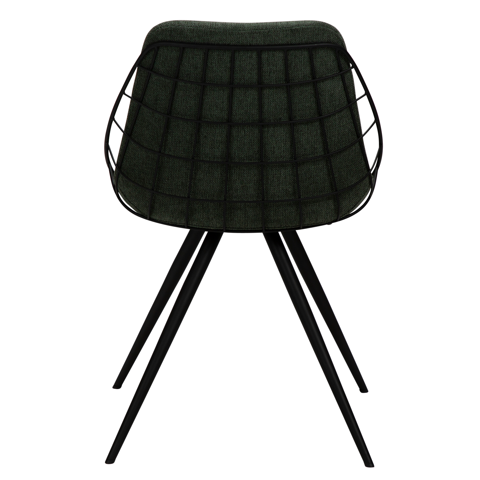 [var:Bezug=Salbeigrüner Stoff mit schwarzen Beinen] SWAY Stuhl