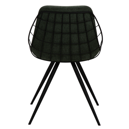 [var:Bezug=Salbeigrüner Stoff mit schwarzen Beinen] SWAY Stuhl