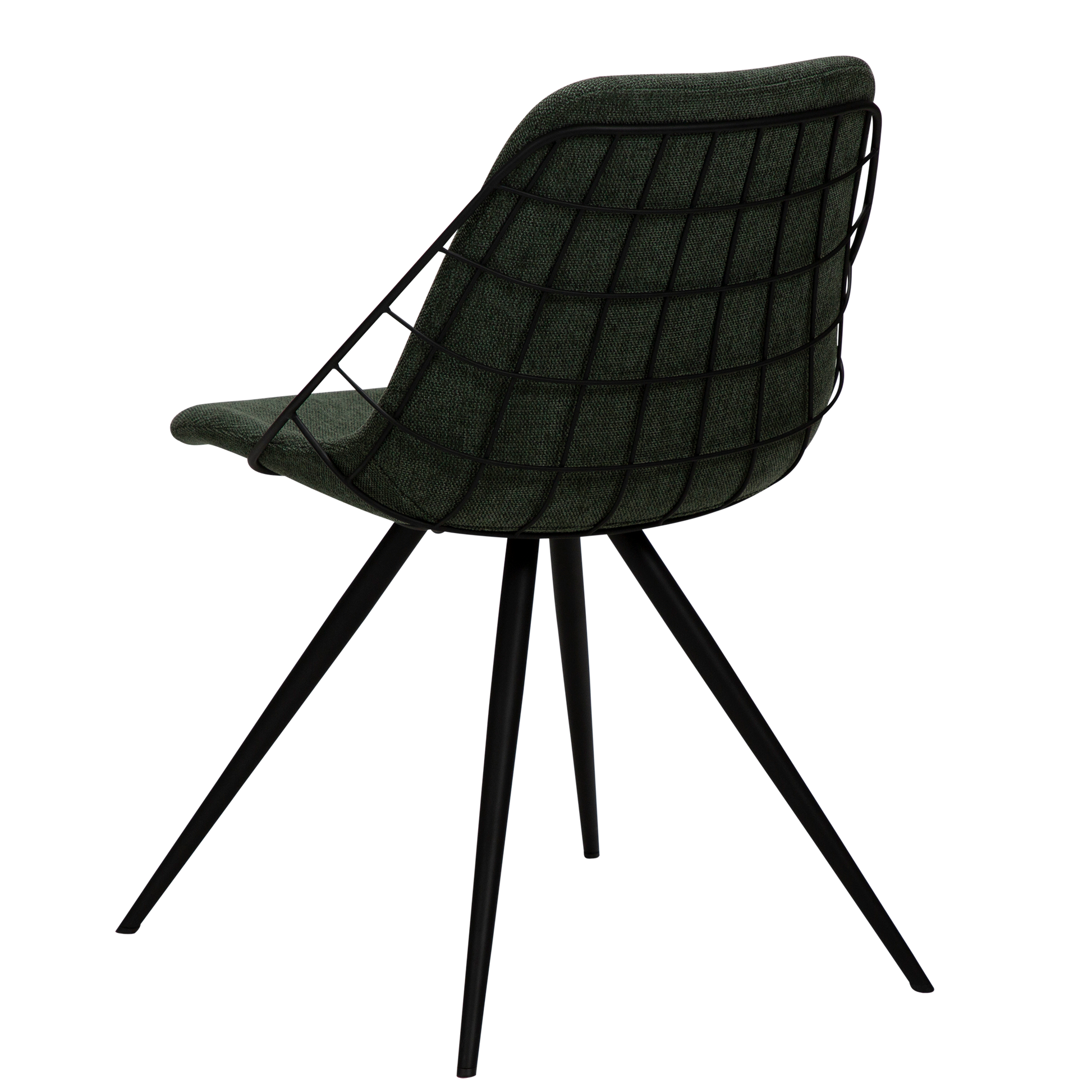 [var:Bezug=Salbeigrüner Stoff mit schwarzen Beinen] SWAY Stuhl