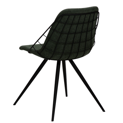 [var:Bezug=Salbeigrüner Stoff mit schwarzen Beinen] SWAY Stuhl