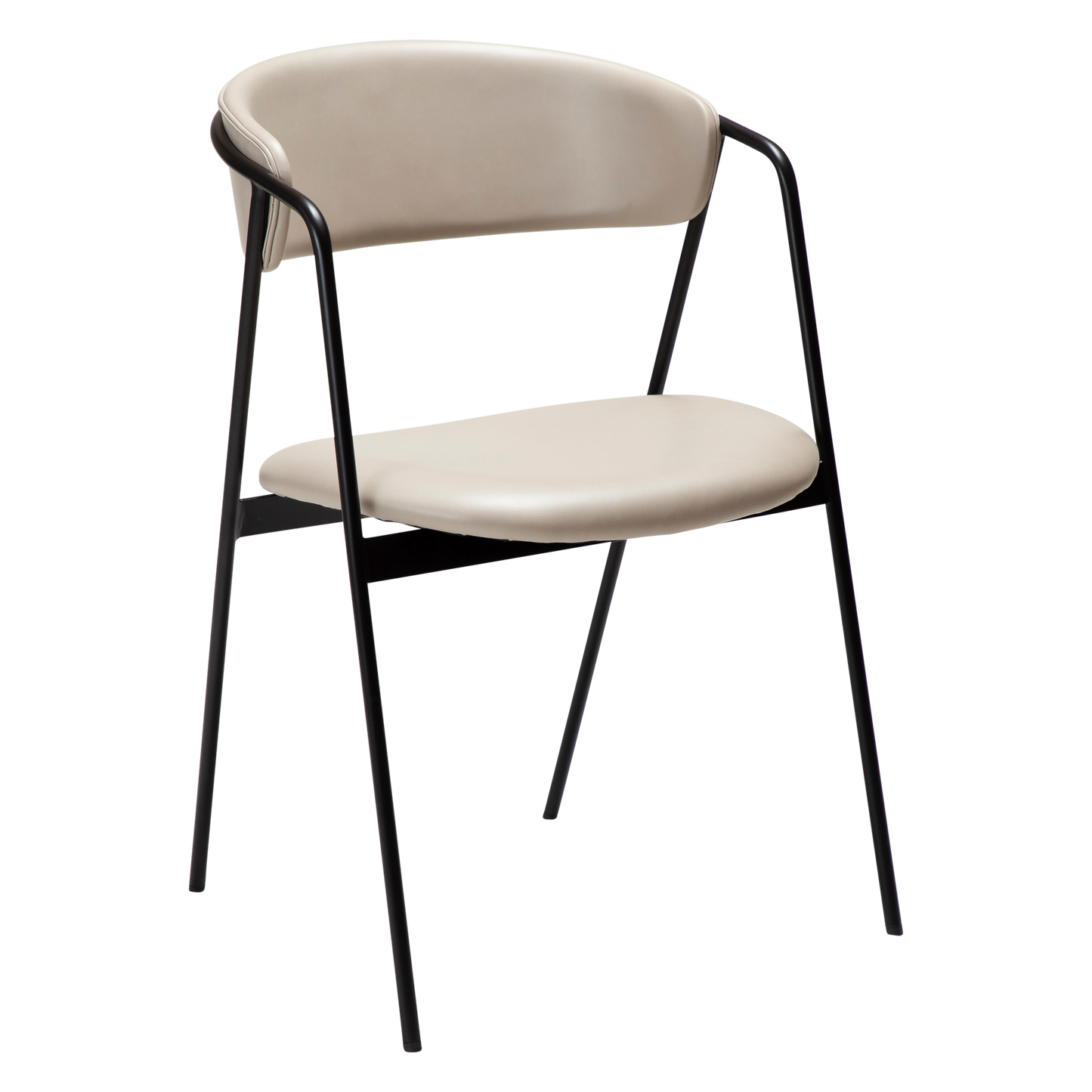 [var:Bezug=Kaschmir Kunstleder mit schwarzen Beinen] SWELL Stuhl