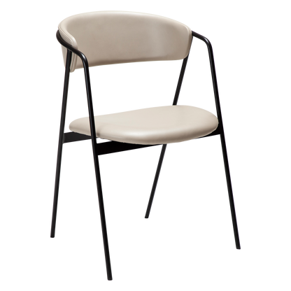 [var:Bezug=Kaschmir Kunstleder mit schwarzen Beinen] SWELL Stuhl