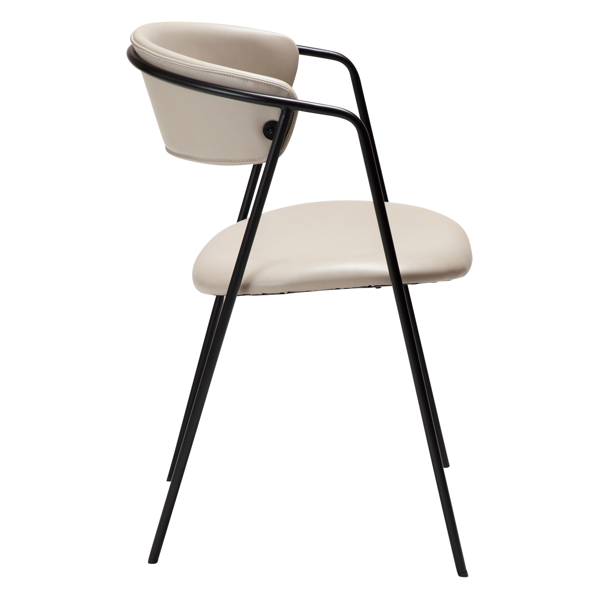 [var:Bezug=Kaschmir Kunstleder mit schwarzen Beinen] SWELL Stuhl