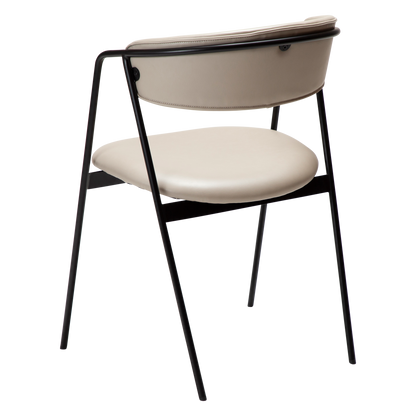 [var:Bezug=Kaschmir Kunstleder mit schwarzen Beinen] SWELL Stuhl