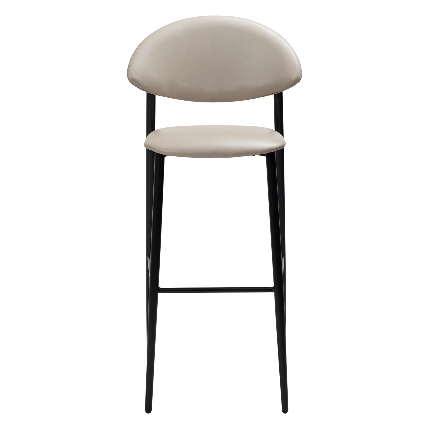 [var:Bezug=Kaschmir Kunstleder mit schwarzen Beinen] TUSH Barhocker