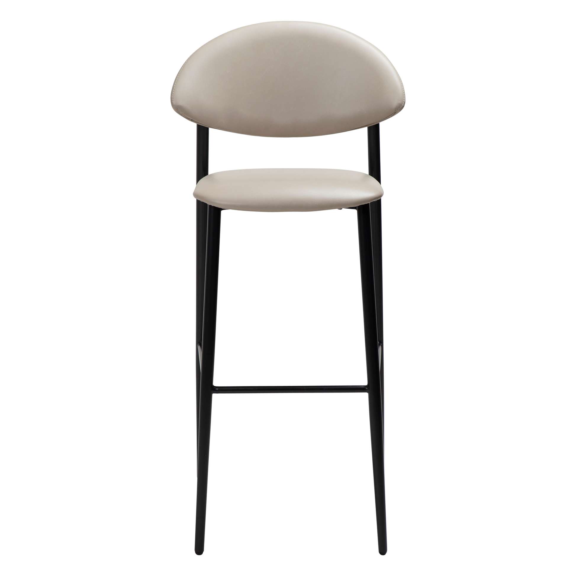 [var:Bezug=Kaschmir Kunstleder mit schwarzen Beinen] TUSH Barhocker