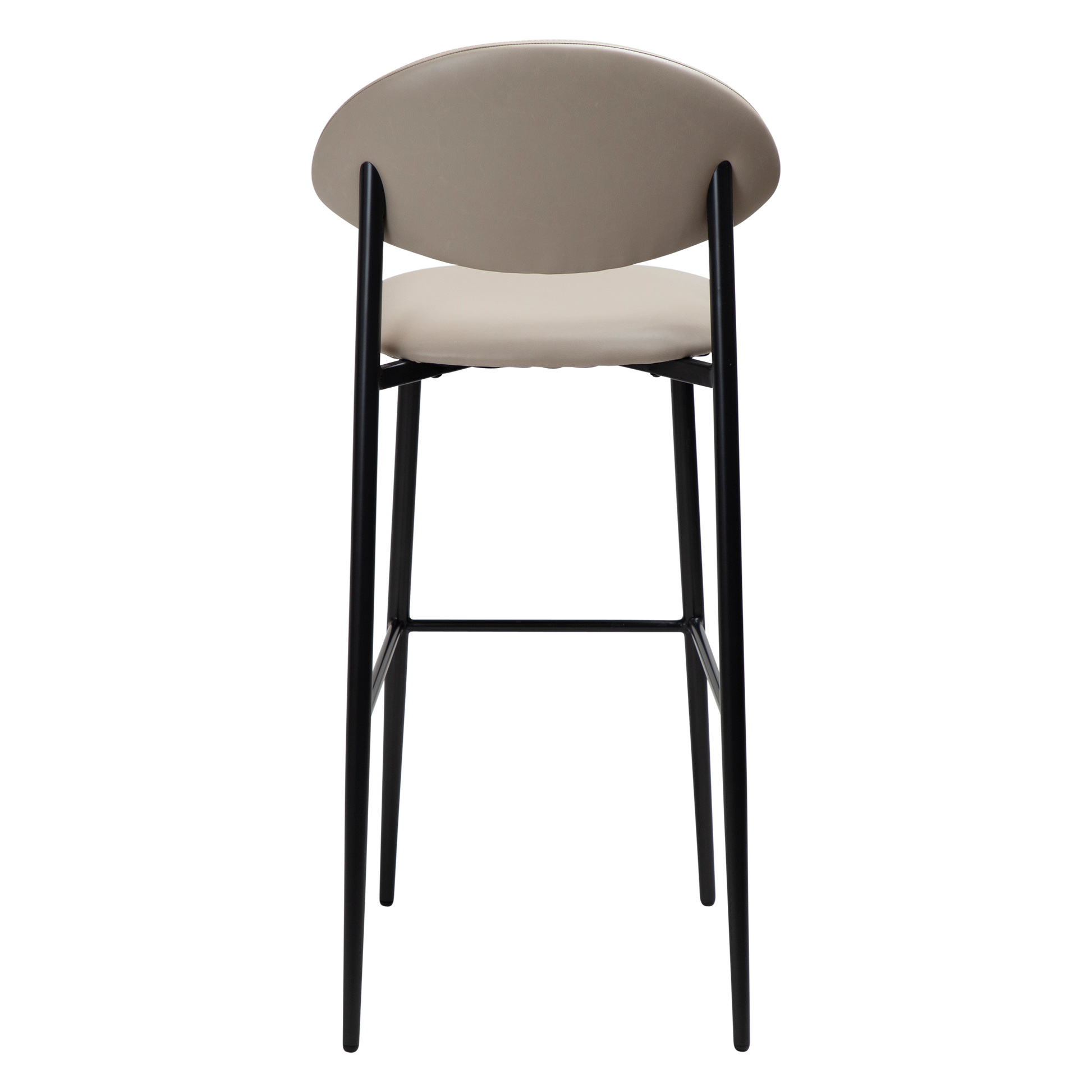 [var:Bezug=Kaschmir Kunstleder mit schwarzen Beinen] TUSH Barhocker