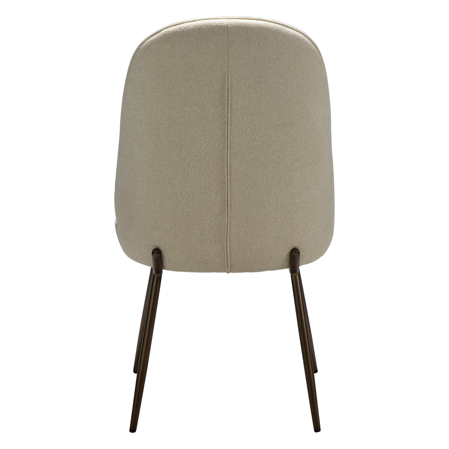 [var:Bezug=Frosted Almond Bouclé-Gewebe mit Schimmer & antiken Messingbeinen] UTOPIA Stuhl