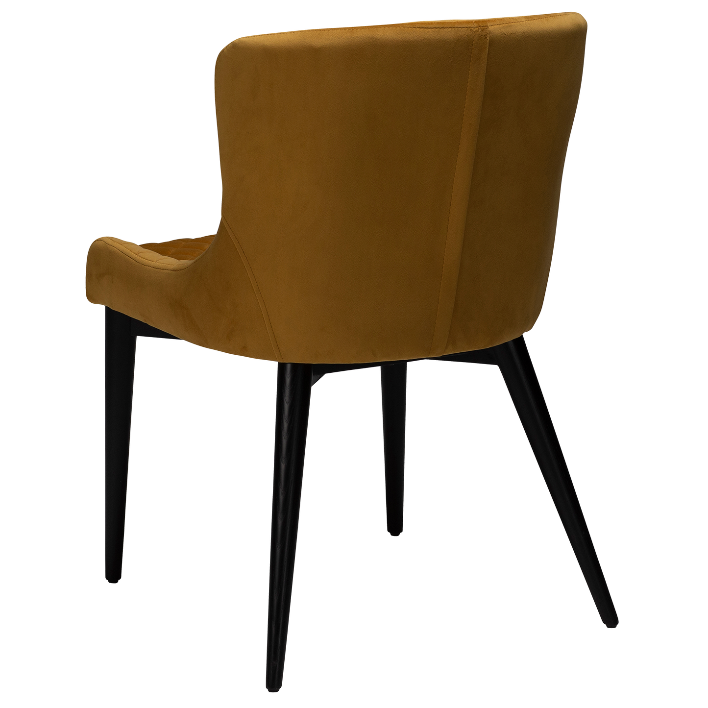 [var:Bezug=Bronzefarbenes Samt mit schwarz gebeizten Eichenbeinen] VETRO Stuhl
