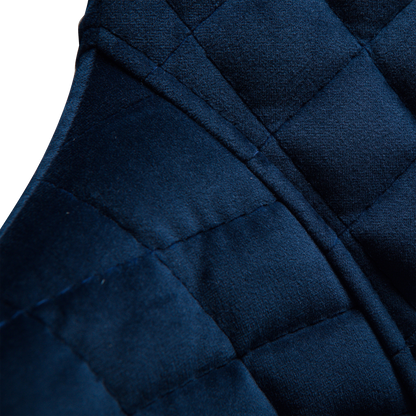 [var:Bezug=Mitternachtsblaues Samt mit Eichenbeinen] VETRO Stuhl