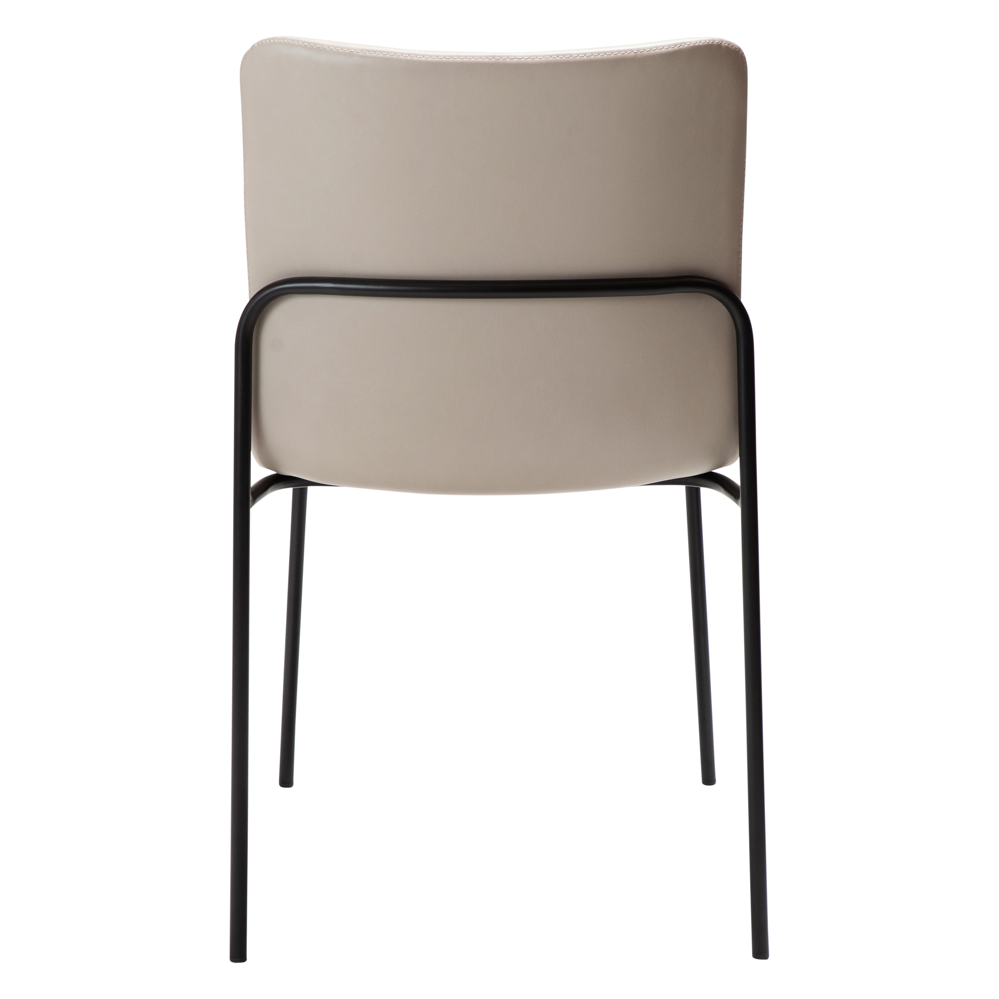 [var:Bezug=Kaschmir Kunstleder mit schwarzen Beinen] WOOF Stuhl