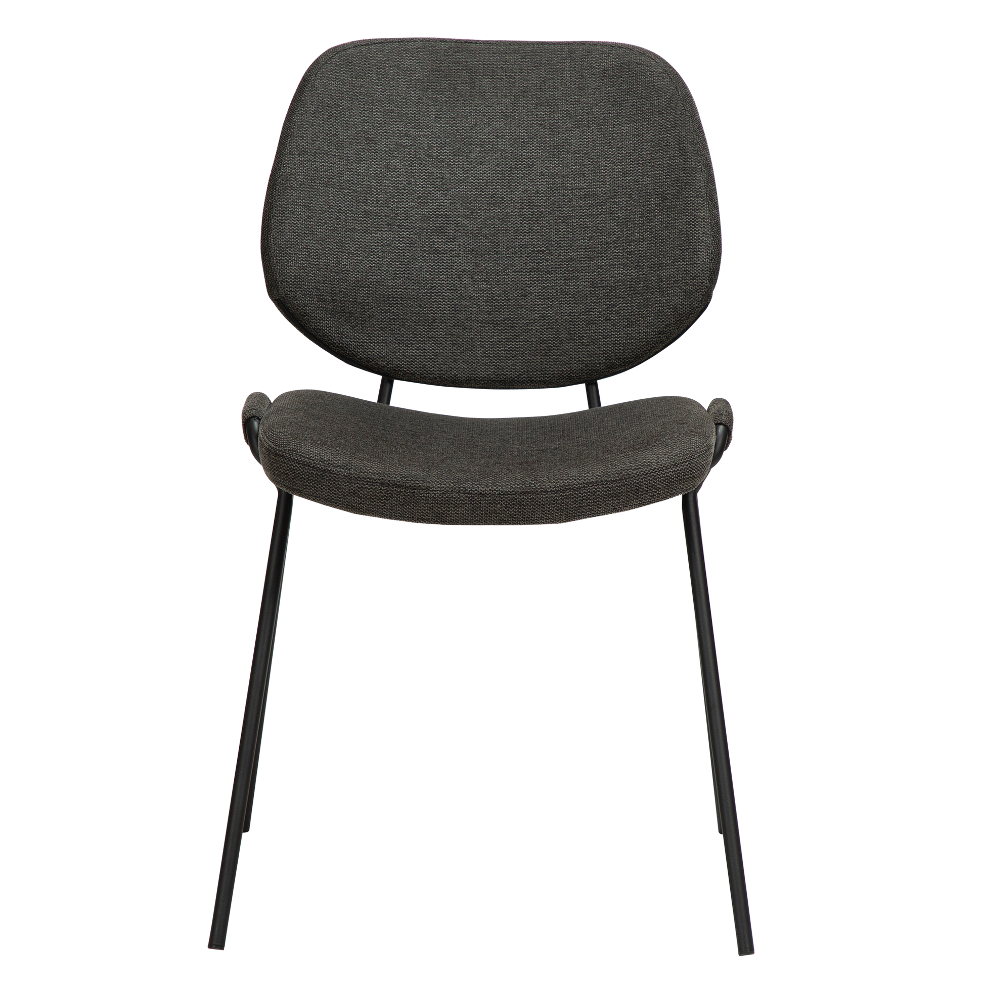 [var:Bezug=Crow schwarzer Stoff mit schwarzen Beinen] YEET Stuhl