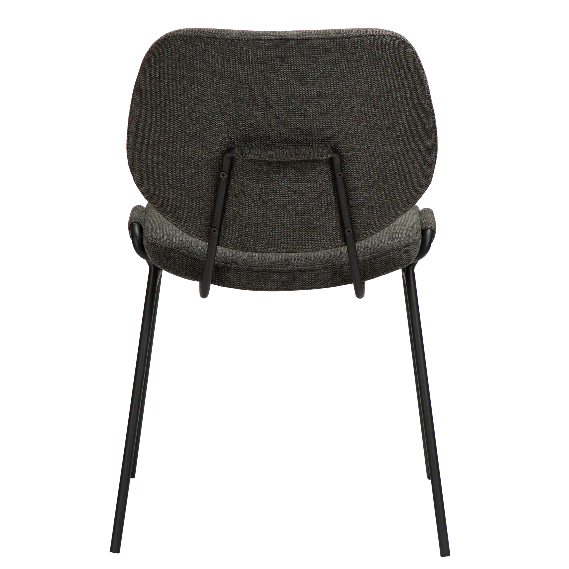 [var:Bezug=Crow schwarzer Stoff mit schwarzen Beinen] YEET Stuhl