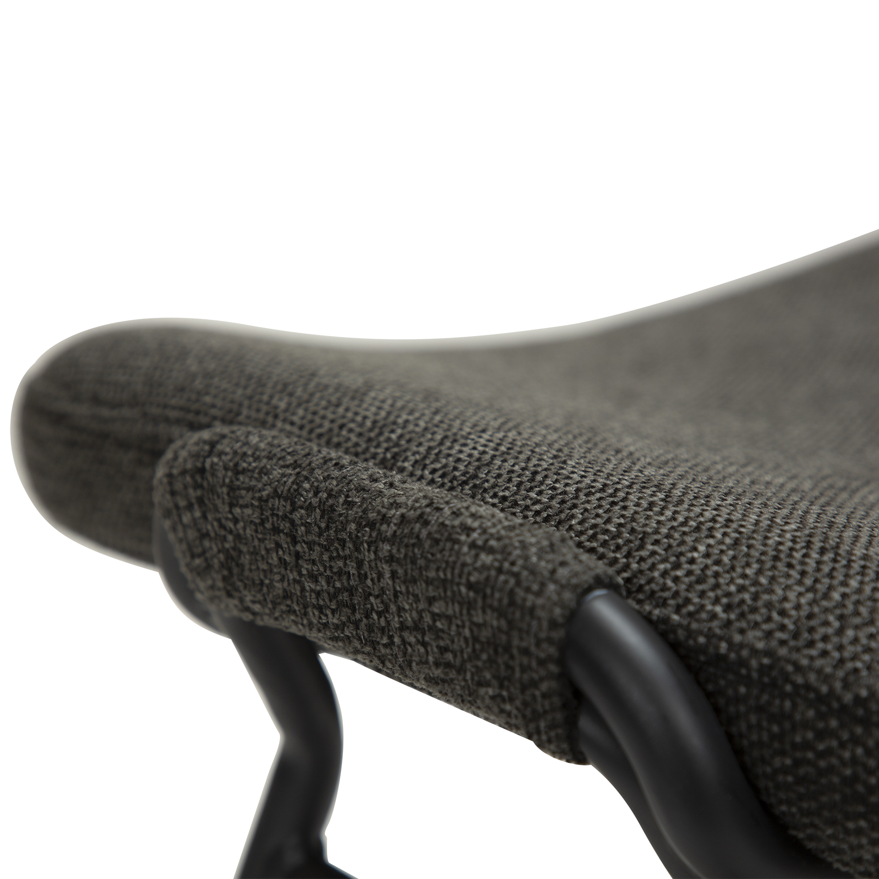 [var:Bezug=Crow schwarzer Stoff mit schwarzen Beinen] YEET Stuhl