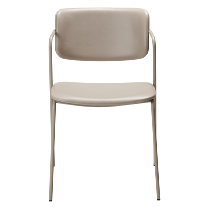 [var:Bezug=Kunstleder in Kaschmir mit Kaschmirbeinen] ZED Stuhl