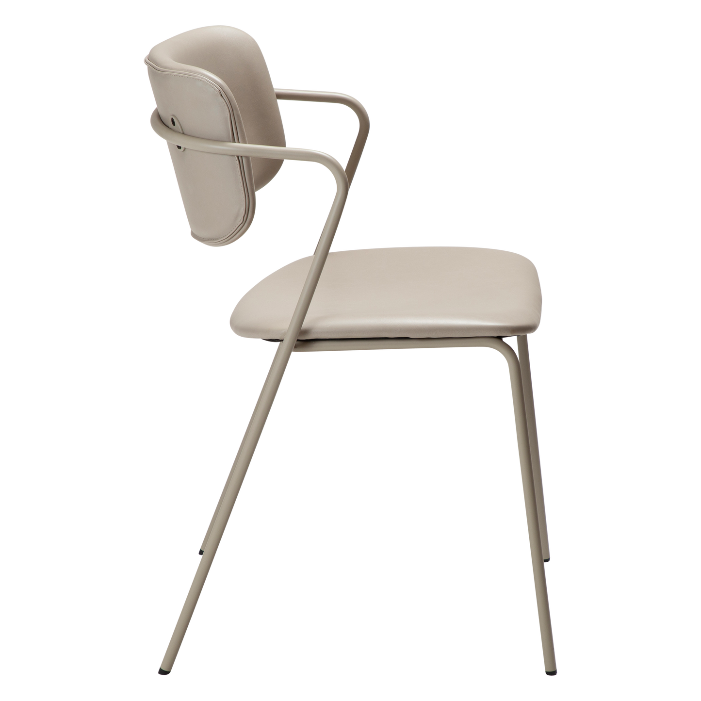 [var:Bezug=Kunstleder in Kaschmir mit Kaschmirbeinen] ZED Stuhl