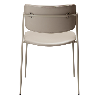 [var:Bezug=Kunstleder in Kaschmir mit Kaschmirbeinen] ZED Stuhl