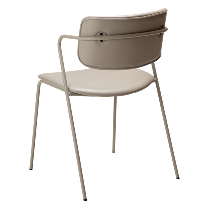 [var:Bezug=Kunstleder in Kaschmir mit Kaschmirbeinen] ZED Stuhl