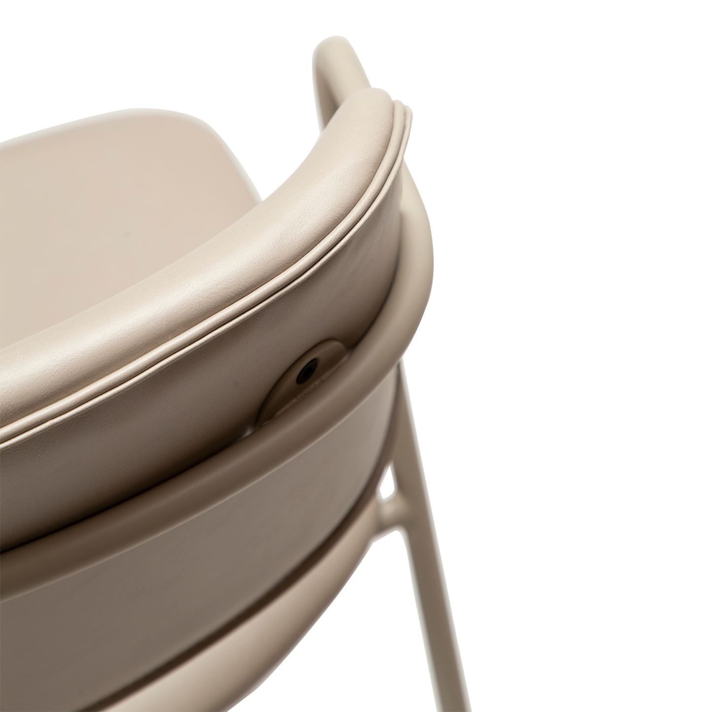 [var:Bezug=Kunstleder in Kaschmir mit Kaschmirbeinen] ZED Stuhl