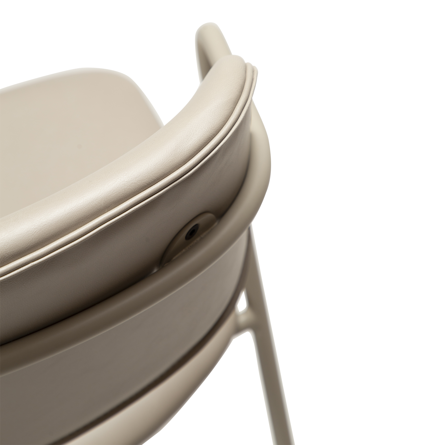 [var:Bezug=Kunstleder in Kaschmir mit Kaschmirbeinen] ZED Stuhl