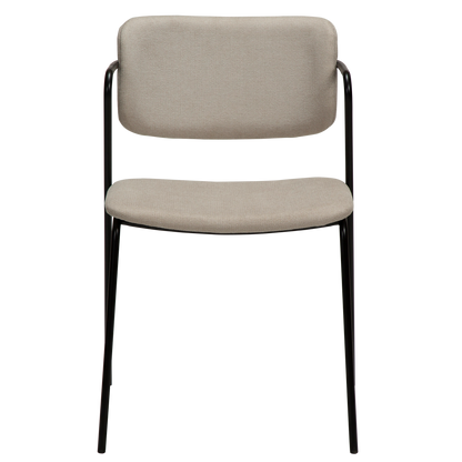 [var:Bezug=Wüstensandstoff mit schwarzen Beinen] ZED Stuhl