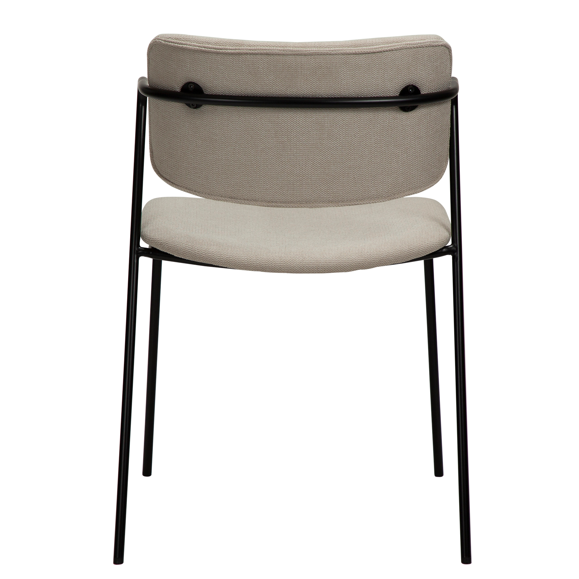 [var:Bezug=Wüstensandstoff mit schwarzen Beinen] ZED Stuhl