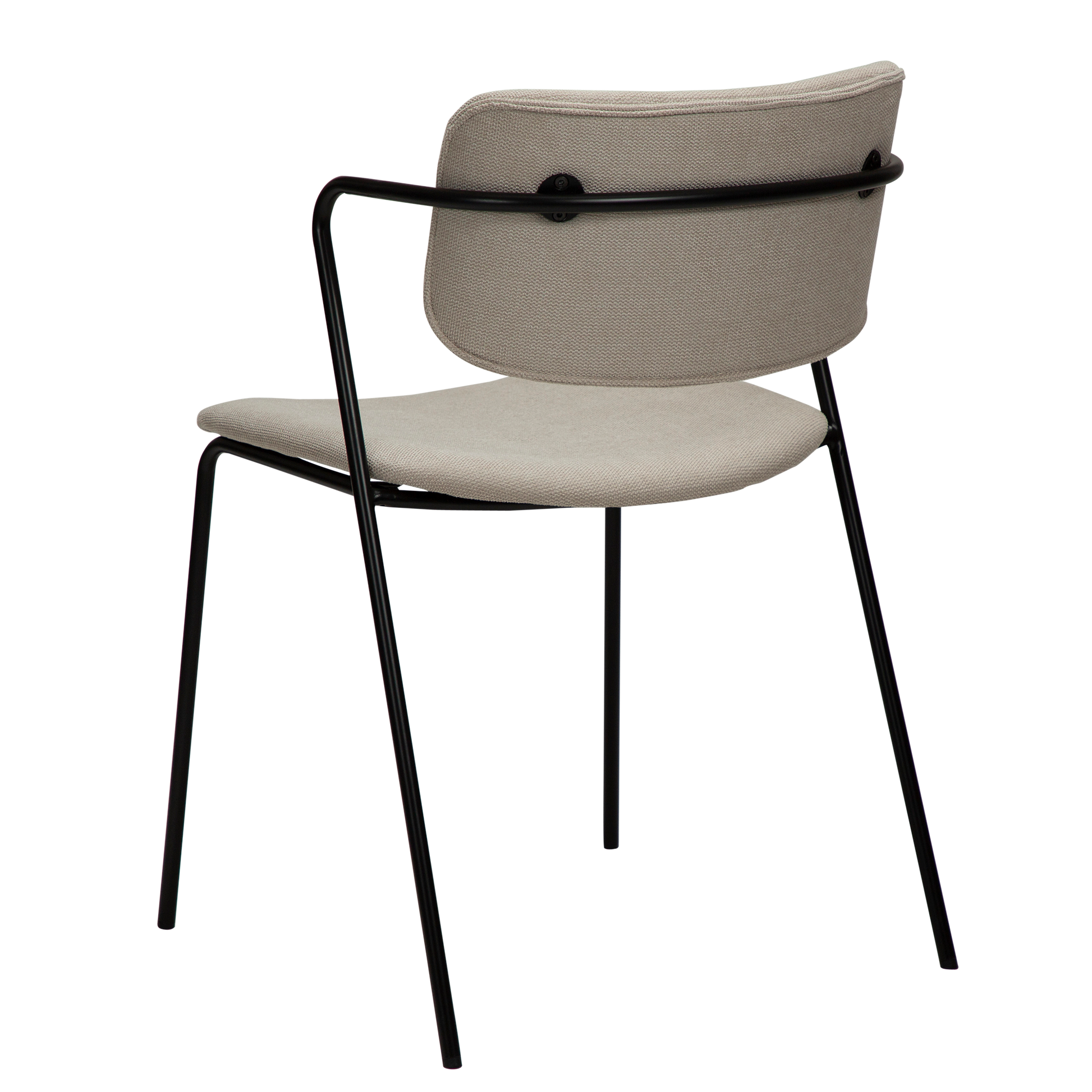 [var:Bezug=Wüstensandstoff mit schwarzen Beinen] ZED Stuhl