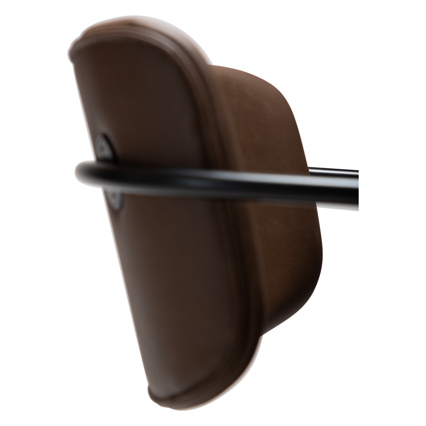 [var:Bezug=Hauptbraunes Kunstleder mit schwarzen Beinen] ZED Stuhl