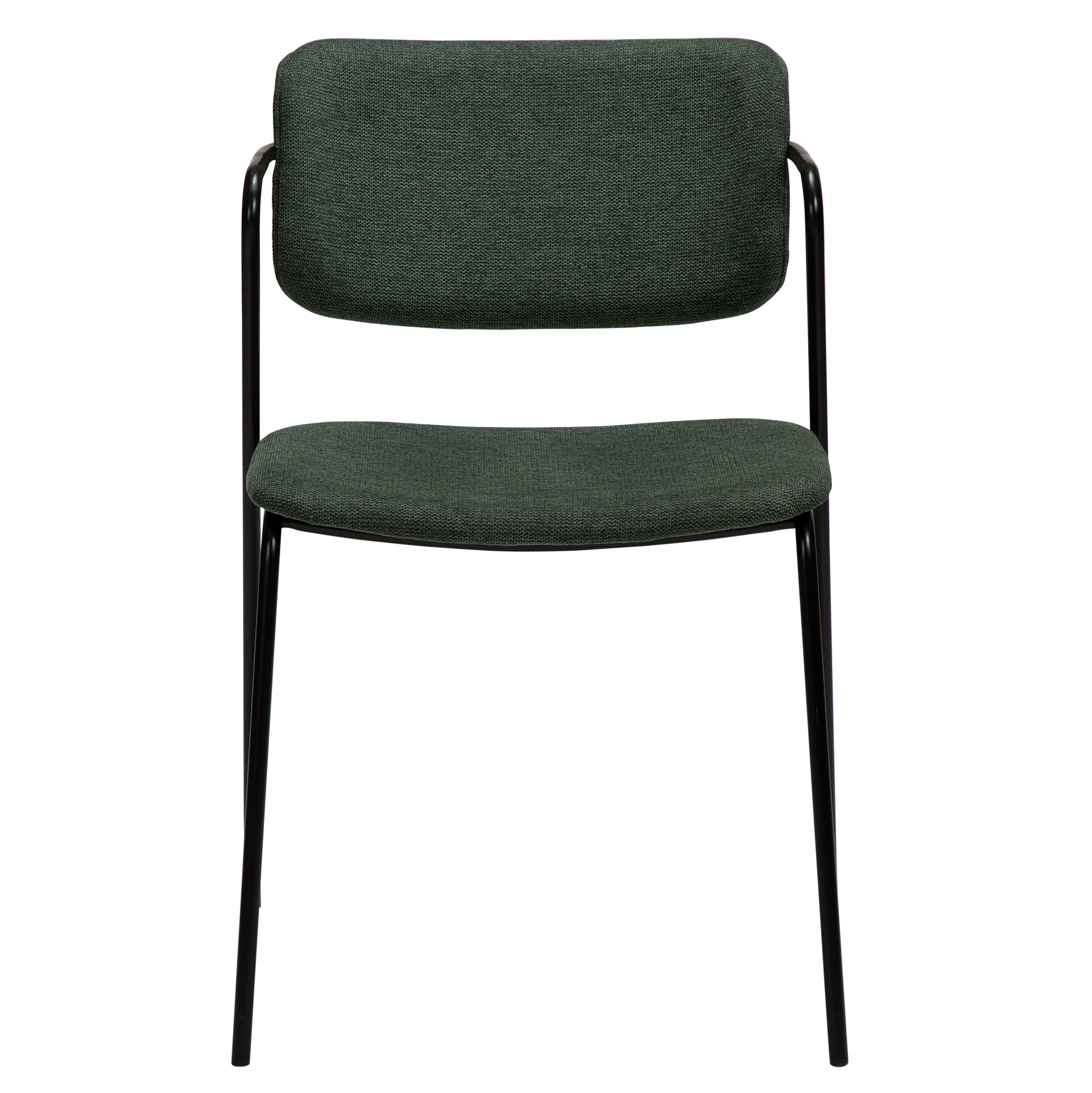 [var:Bezug=Salbeigrüner Stoff mit schwarzen Beinen] ZED Stuhl