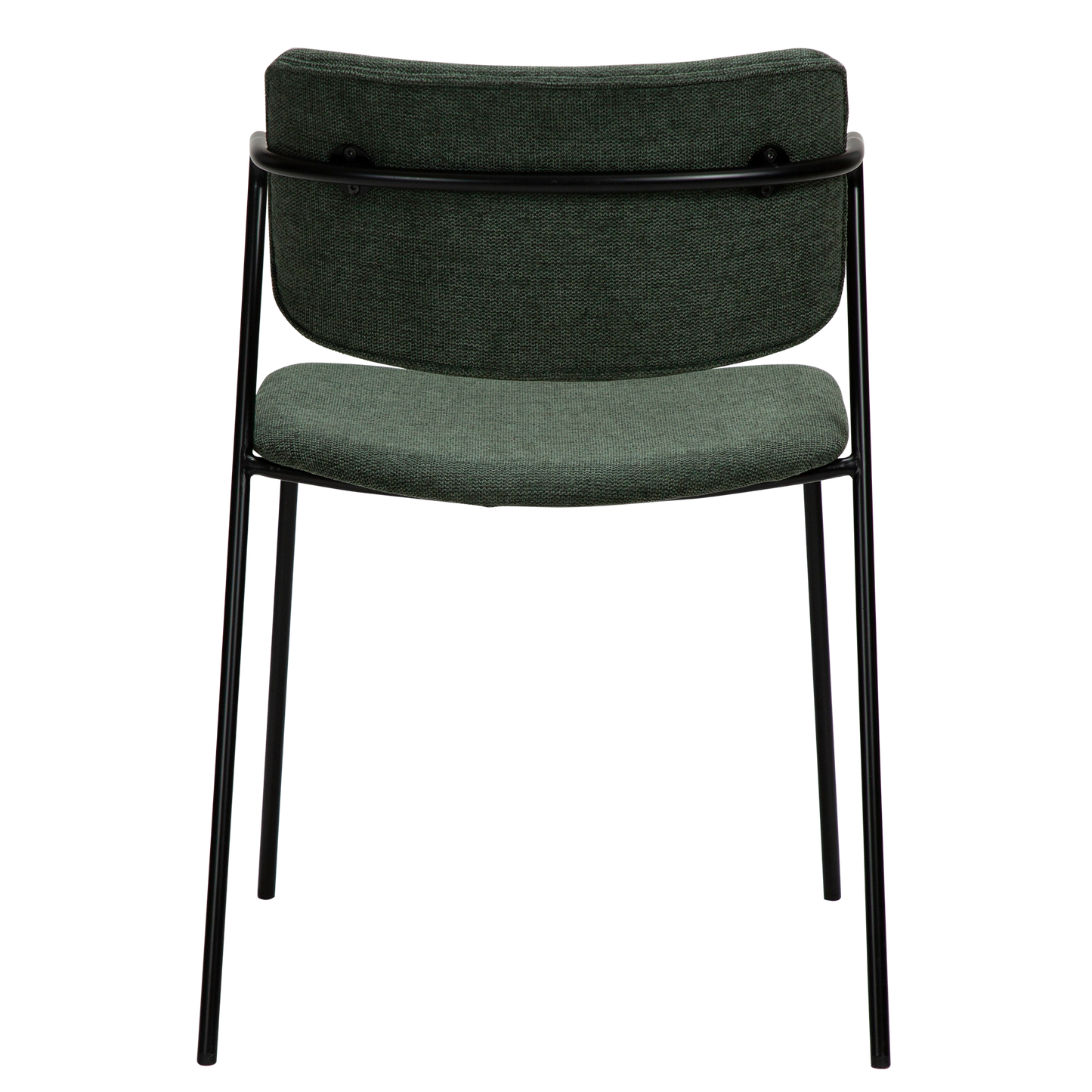 [var:Bezug=Salbeigrüner Stoff mit schwarzen Beinen] ZED Stuhl