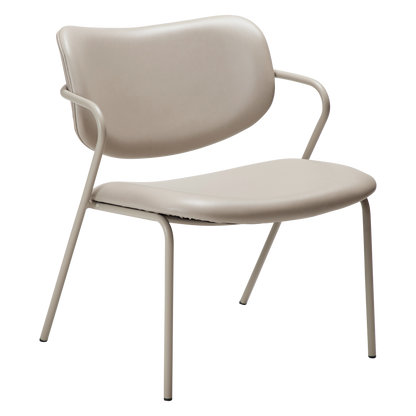 [var:Bezug=Kunstleder in Kaschmir mit Kaschmirbeinen] ZED Lounge-Stuhl