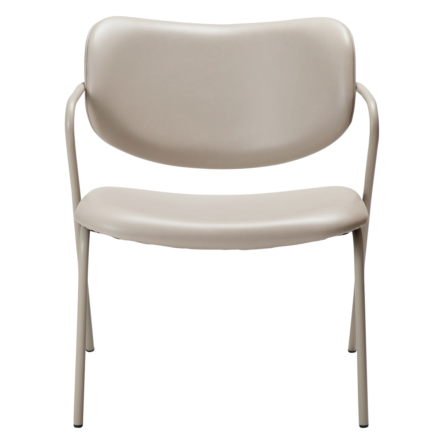 [var:Bezug=Kunstleder in Kaschmir mit Kaschmirbeinen] ZED Lounge-Stuhl