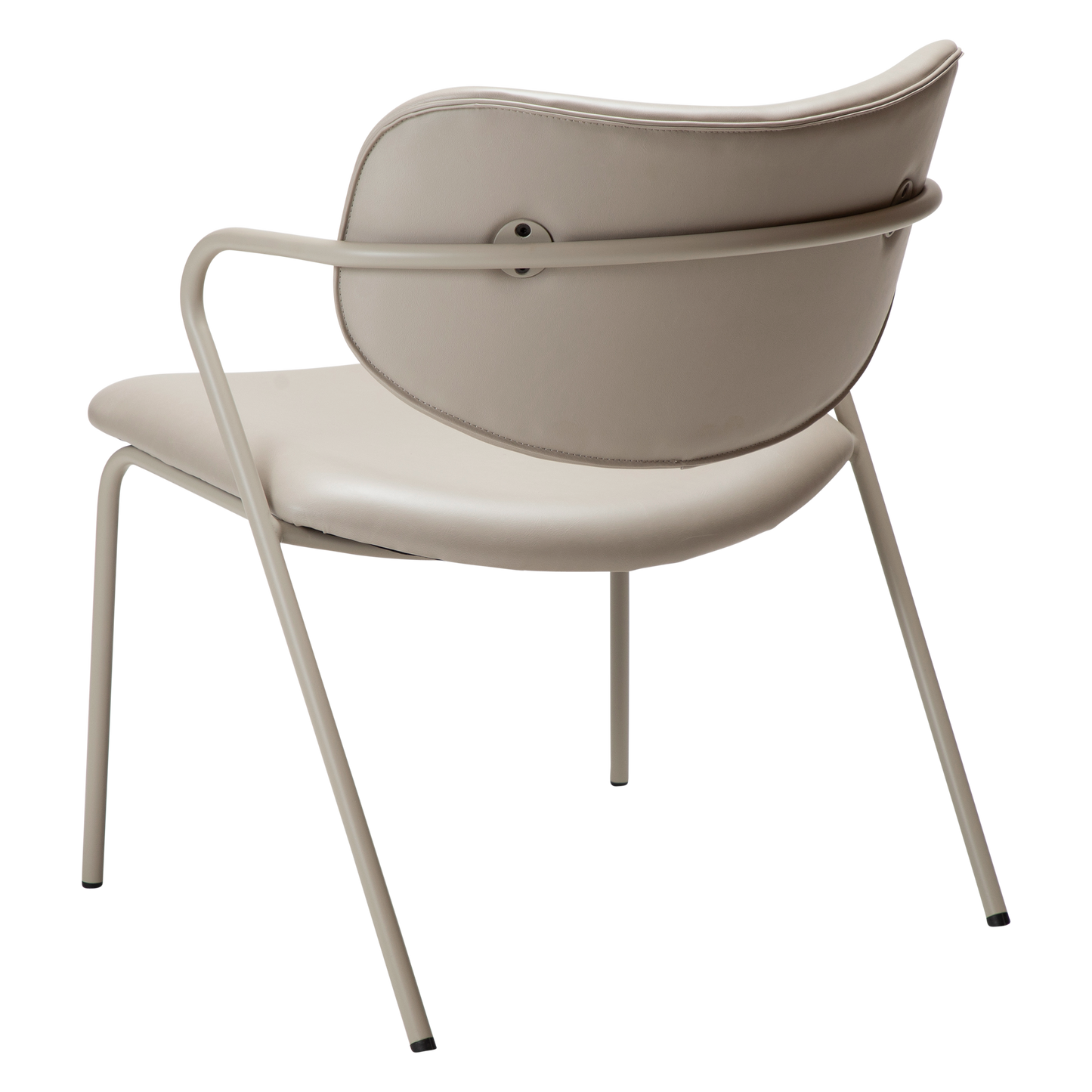 [var:Bezug=Kunstleder in Kaschmir mit Kaschmirbeinen] ZED Lounge-Stuhl