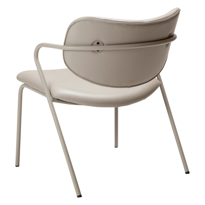 [var:Bezug=Kunstleder in Kaschmir mit Kaschmirbeinen] ZED Lounge-Stuhl