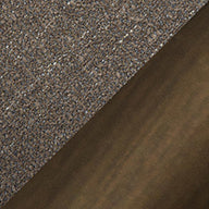 [var:Bezug=ZONE Stuhl, Hauptbraunes Bouclé-Gewebe mit antikem Messingbeinen] ZONE Stuhl